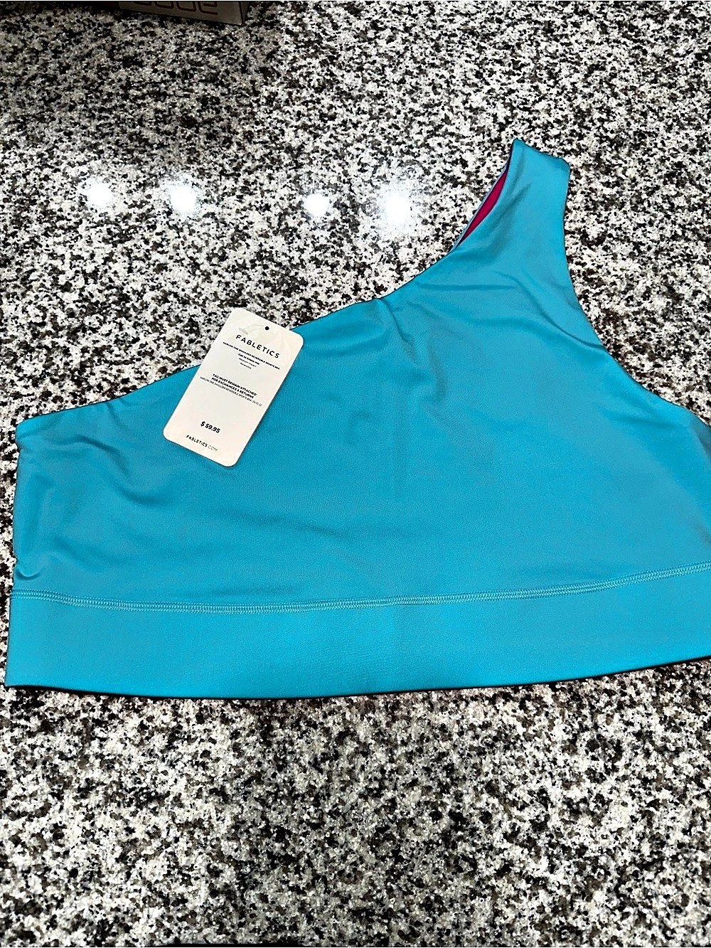 Fabletics Harlow One Shoulder Reversible Sports Bra Tank 3X